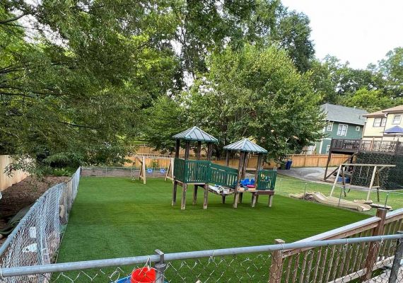 Artificial Turf installation in Stone Mountain